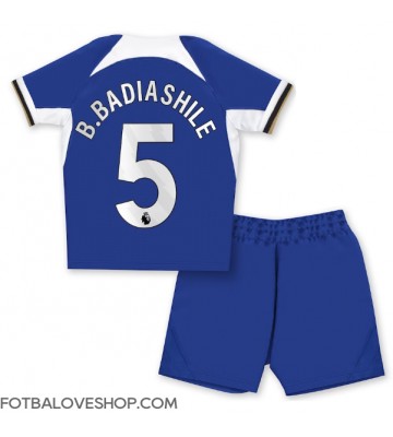 Chelsea Benoit Badiashile #5 Dětské Domácí Dres 2023-24 Krátký Rukáv (+ trenýrky)